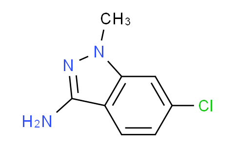 CAS No. 1031927-22-6, 6-Chloro-1-methyl-1H-indazol-3-amine