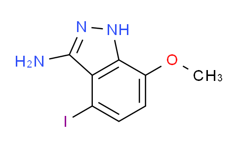 CAS No. 935660-93-8, 4-Iodo-7-methoxy-1H-indazol-3-amine