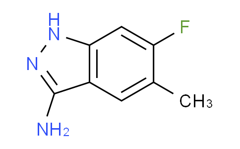 CAS No. 1037206-99-7, 6-Fluoro-5-methyl-1H-indazol-3-amine