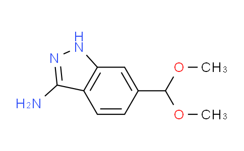 CAS No. 1864051-92-2, 6-(Dimethoxymethyl)-1H-indazol-3-amine
