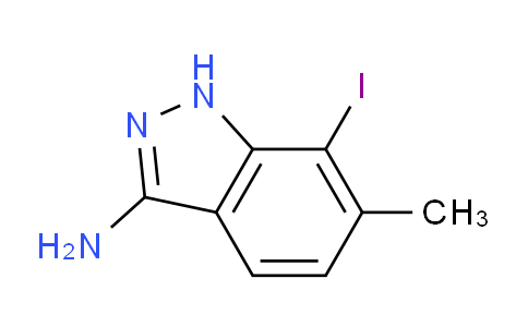 CAS No. 1067904-72-6, 7-Iodo-6-methyl-1H-indazol-3-amine