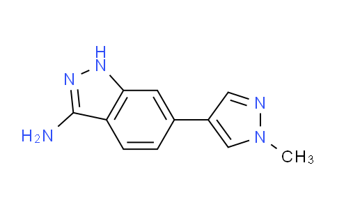 CAS No. 1951441-36-3, 6-(1-Methyl-1H-pyrazol-4-yl)-1H-indazol-3-amine