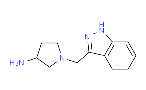 CAS No. 1707570-52-2, 1-((1H-Indazol-3-yl)methyl)pyrrolidin-3-amine