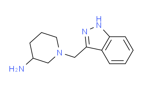 CAS No. 1707375-13-0, 1-((1H-Indazol-3-yl)methyl)piperidin-3-amine