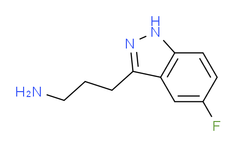 CAS No. 1513972-70-7, 3-(5-Fluoro-1H-indazol-3-yl)propan-1-amine