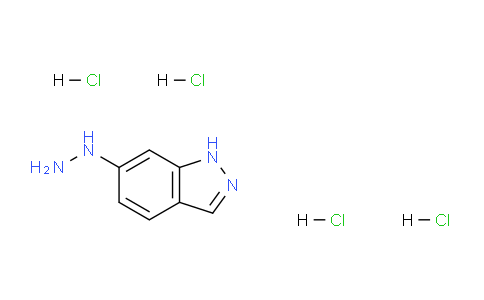 CAS No. 1266362-60-0, 6-Hydrazinyl-1H-indazole tetrahydrochloride