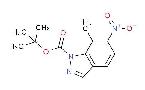 CAS No. 1427501-62-9, tert-Butyl 7-methyl-6-nitro-1H-indazole-1-carboxylate
