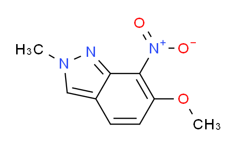 CAS No. 61063-10-3, 6-Methoxy-2-methyl-7-nitro-2H-indazole