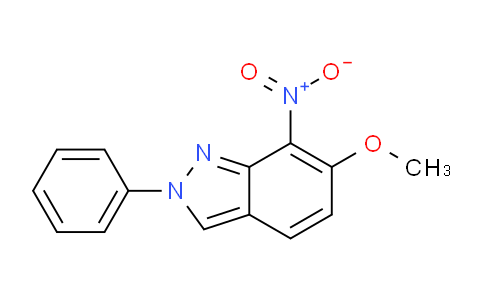CAS No. 61063-09-0, 6-Methoxy-7-nitro-2-phenyl-2H-indazole