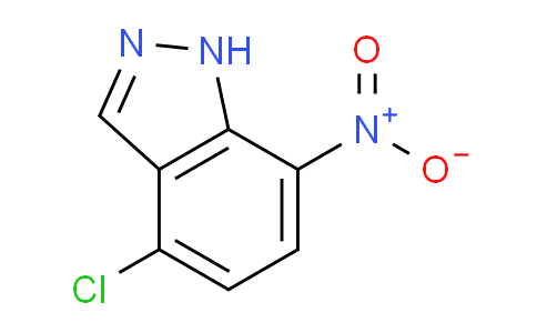 CAS No. 316810-81-8, 4-Chloro-7-nitro-1H-indazole