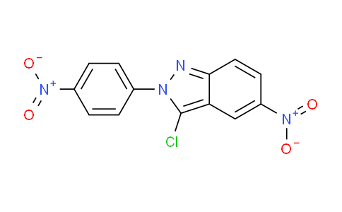 CAS No. 88279-21-4, 3-Chloro-5-nitro-2-(4-nitrophenyl)-2H-indazole