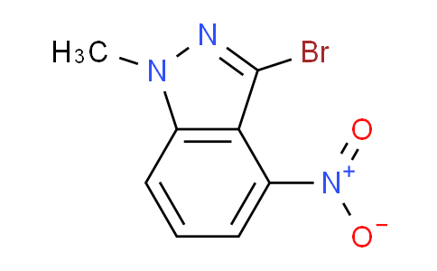 CAS No. 74209-19-1, 3-Bromo-1-methyl-4-nitro-1H-indazole