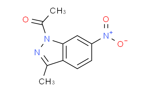 CAS No. 62235-14-7, 1-(3-Methyl-6-nitro-1H-indazol-1-yl)ethan-1-one