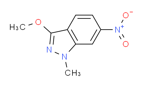 CAS No. 61346-22-3, 3-Methoxy-1-methyl-6-nitro-1H-indazole