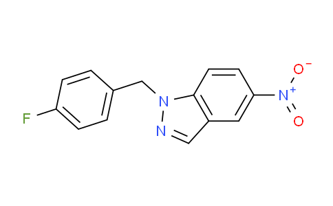 CAS No. 887114-51-4, 1-(4-Fluorobenzyl)-5-nitro-1H-indazole