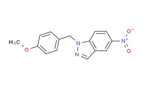 CAS No. 1071550-12-3, 1-(4-Methoxybenzyl)-5-nitro-1H-indazole