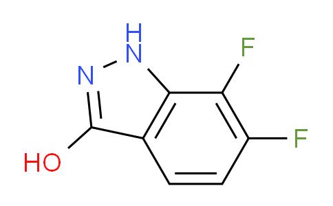 CAS No. 1000343-93-0, 6,7-Difluoro-1H-indazol-3-ol