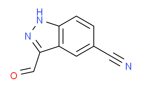 CAS No. 518987-75-2, 3-Formyl-1H-indazole-5-carbonitrile