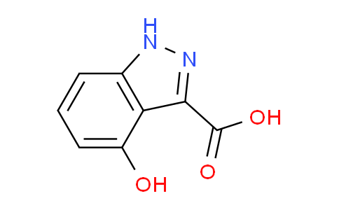 CAS No. 885519-93-7, 4-Hydroxy-1H-indazole-3-carboxylic acid