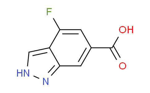 CAS No. 1822892-88-5, 4-Fluoro-2H-indazole-6-carboxylic acid