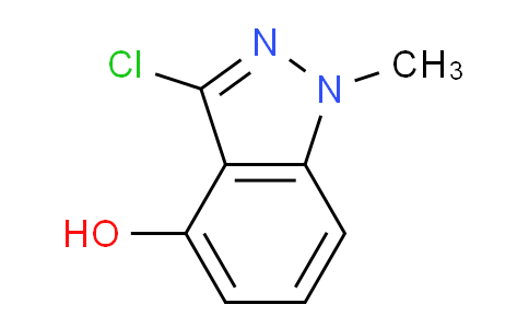 CAS No. 1782255-22-4, 3-Chloro-1-methyl-1H-indazol-4-ol
