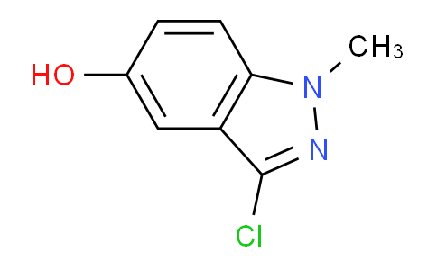 CAS No. 1446413-90-6, 3-Chloro-1-methyl-1H-indazol-5-ol