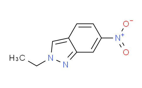 CAS No. 65642-29-7, 2-Ethyl-6-nitro-2H-indazole