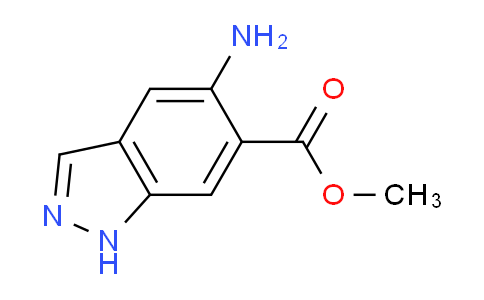 CAS No. 1000373-79-4, Methyl 5-amino-1H-indazole-6-carboxylate