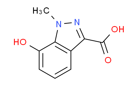 CAS No. 133841-11-9, 7-Hydroxy-1-methyl-1H-indazole-3-carboxylic acid