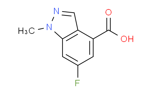 CAS No. 697739-07-4, 6-Fluoro-1-methyl-1H-indazole-4-carboxylic acid