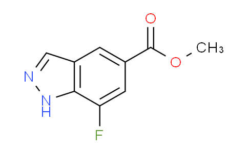 CAS No. 1427431-00-2, Methyl 7-fluoro-1H-indazole-5-carboxylate