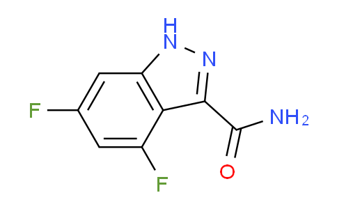CAS No. 1823917-79-8, 4,6-Difluoro-1H-indazole-3-carboxamide