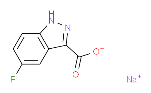 CAS No. 1391053-91-0, Sodium 5-fluoro-1H-indazole-3-carboxylate