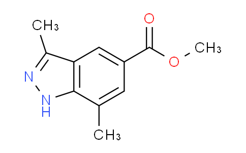 CAS No. 1372629-23-6, Methyl 3,7-dimethyl-1H-indazole-5-carboxylate