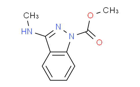 CAS No. 146941-96-0, Methyl 3-(methylamino)-1H-indazole-1-carboxylate