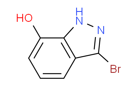 CAS No. 1780112-08-4, 3-Bromo-1H-indazol-7-ol
