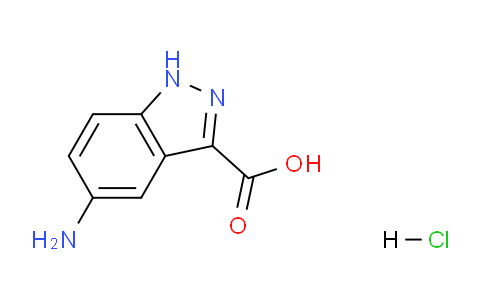 CAS No. 1177307-67-3, 5-Amino-1H-indazole-3-carboxylic acid hydrochloride