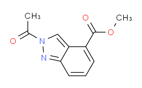 CAS No. 1303890-10-9, Methyl 2-acetyl-2H-indazole-4-carboxylate