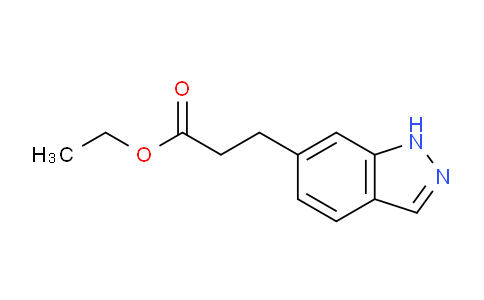 CAS No. 885271-20-5, Ethyl 3-(1H-indazol-6-yl)propanoate