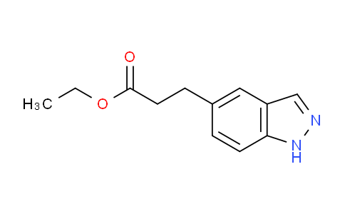 CAS No. 885271-26-1, Ethyl 3-(1H-indazol-5-yl)propanoate