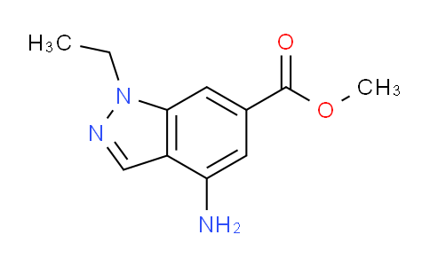 CAS No. 706818-92-0, Methyl 4-amino-1-ethyl-1H-indazole-6-carboxylate