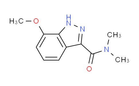 CAS No. 354570-65-3, 7-Methoxy-N,N-dimethyl-1H-indazole-3-carboxamide