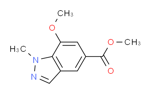 CAS No. 1373223-34-7, Methyl 7-methoxy-1-methyl-1H-indazole-5-carboxylate