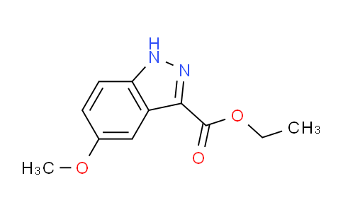CAS No. 865887-16-7, Ethyl 5-methoxy-1H-indazole-3-carboxylate