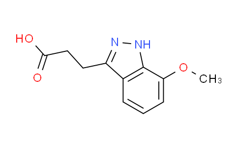 CAS No. 639084-09-6, 3-(7-Methoxy-1H-indazol-3-yl)propanoic acid