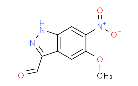 CAS No. 1956306-99-2, 5-Methoxy-6-nitro-1H-indazole-3-carbaldehyde