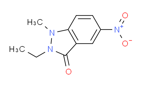 CAS No. 637338-30-8, 2-Ethyl-1-methyl-5-nitro-1H-indazol-3(2H)-one