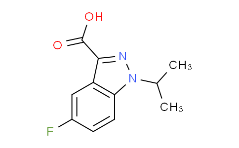 CAS No. 863248-93-5, 5-Fluoro-1-isopropyl-1H-indazole-3-carboxylic acid