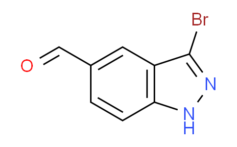 CAS No. 1086391-08-3, 3-Bromo-1H-indazole-5-carbaldehyde