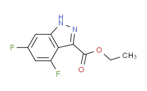 CAS No. 1823511-28-9, Ethyl 4,6-difluoro-1H-indazole-3-carboxylate